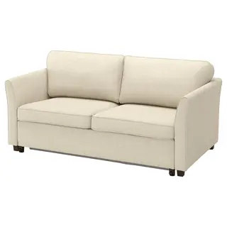 EKHOLMA 2-seat sofa-bed, Kilanda light beige, Depth 105 x Width 189 cm