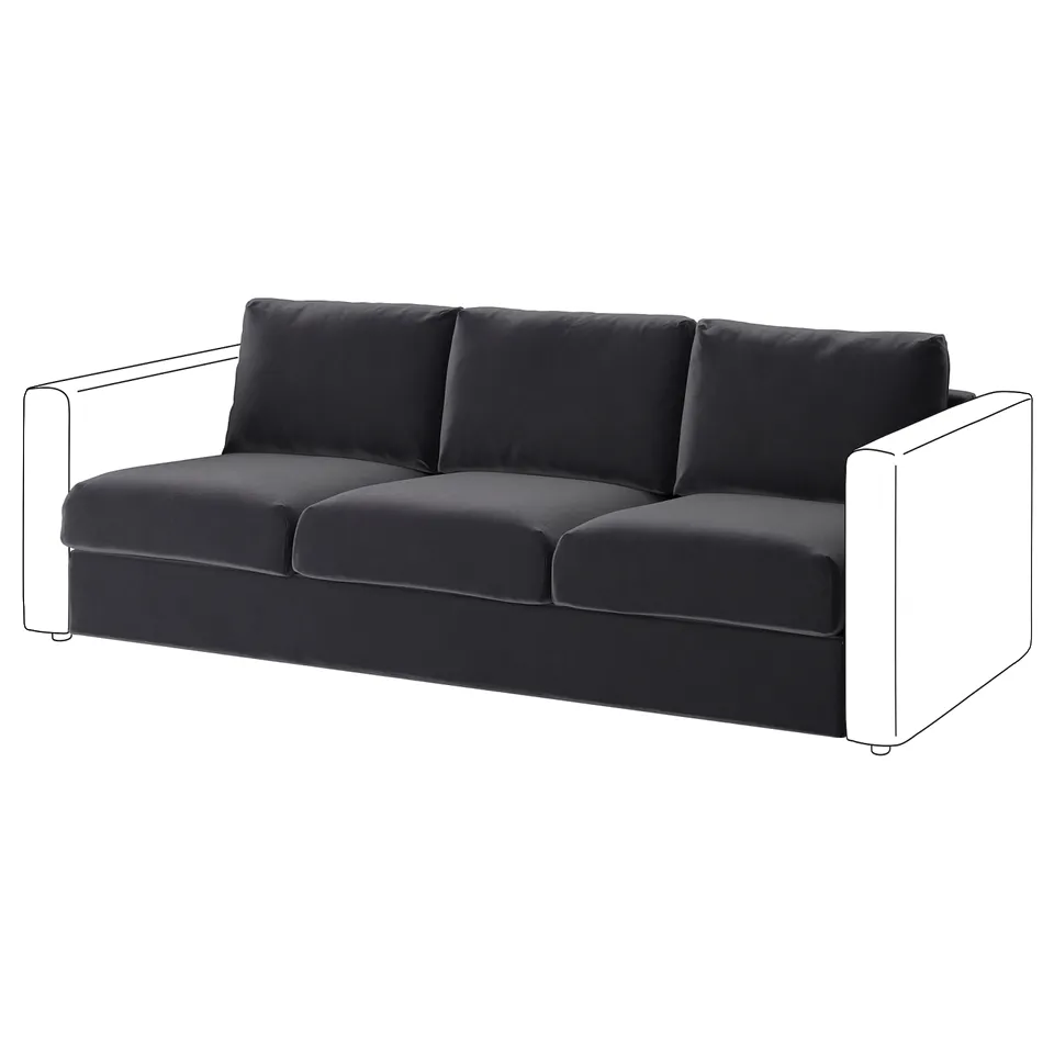 part: VIMLE cover for 3-seat section