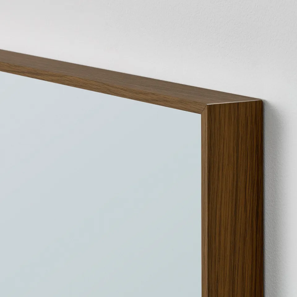 HOVET Mirror, oak effect/brown, 78x196 cm