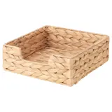 CISSAN napkin holder, water hyacinth, Length 18 x Width 18 x Height 7 cm