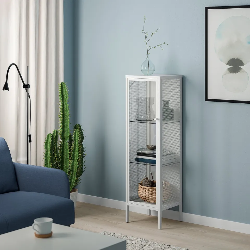 part: BAGGEBO glass-door cabinet