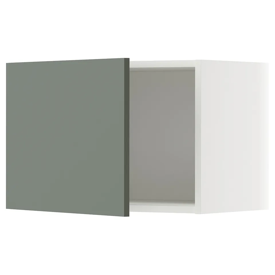 METOD grey-green square kitchen unit