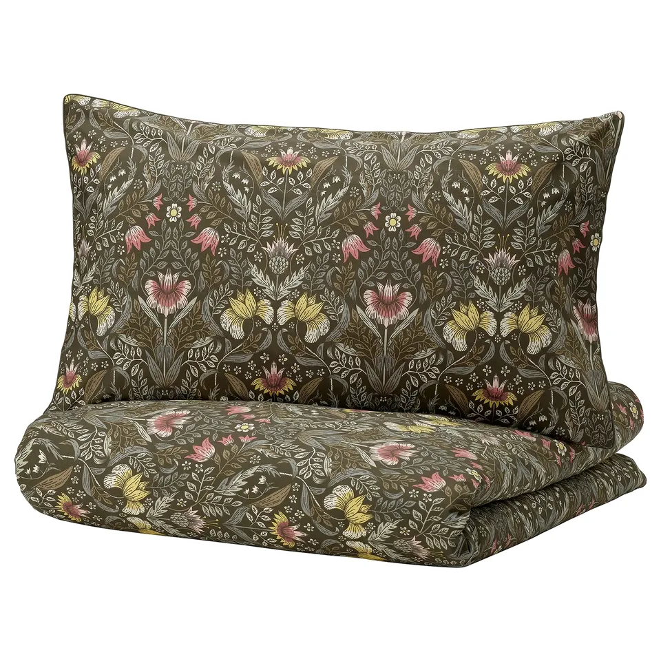 part: KÄRRDUNÖRT duvet cover and 2 pillowcases
