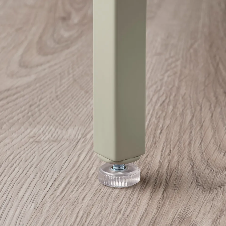 VITTSJÖ Coffee table, light beige/glass, 75 cm