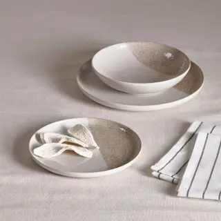 KRUSTISTEL deep plate/plate/side plate,3 pieces set