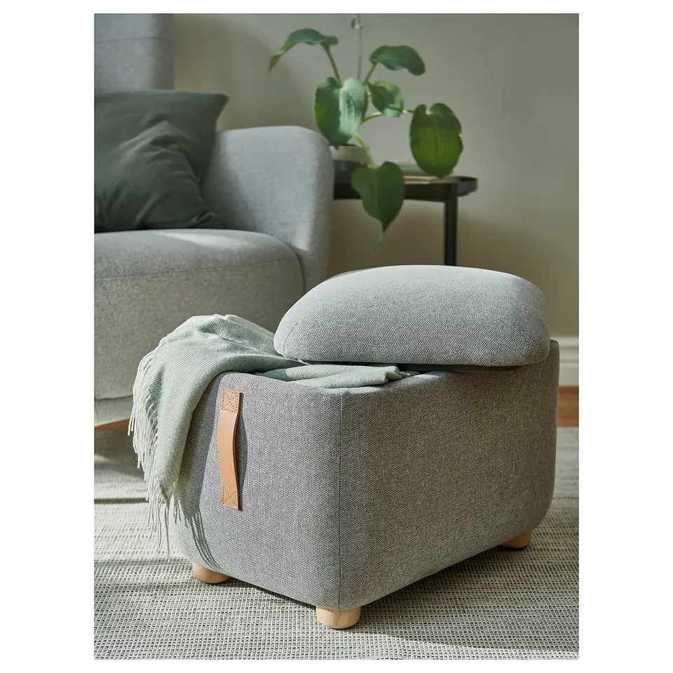 part: OSKARSHAMN footstool with storage