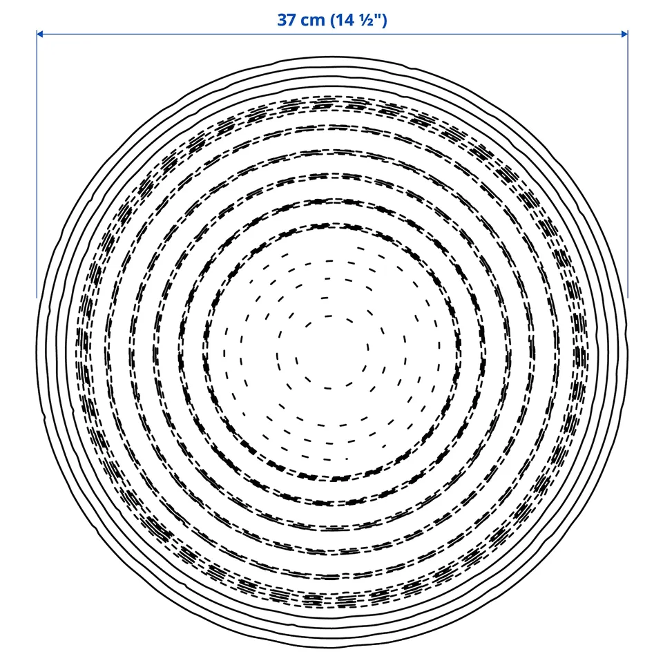 Illustration with measurements for the product: PENNFISK.