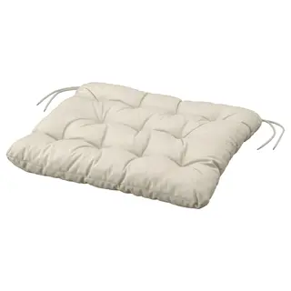 KUDDARNA chair cushion, outdoor, light grey-beige, 50x50 cm