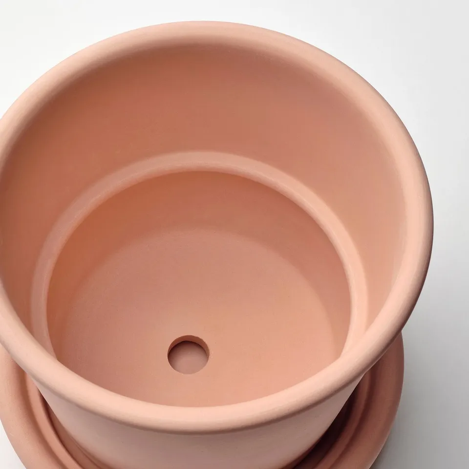part: MUSKOTBLOMMA plant pot with saucer