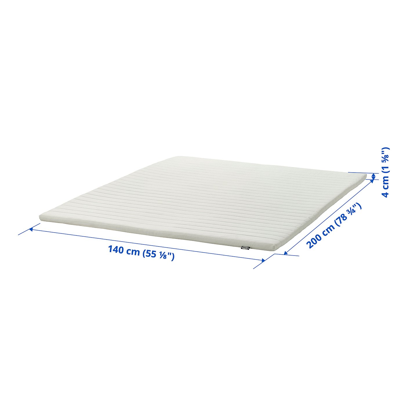 Illustration with measurements for the product: NÄSFJÄLLET.
