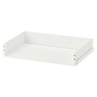 KONSTRUERA drawer without front, white, Height 15 cm