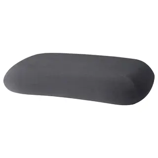 TÖCKENFLY pillowcase for ergonomic pillow, grey, 29x43 cm