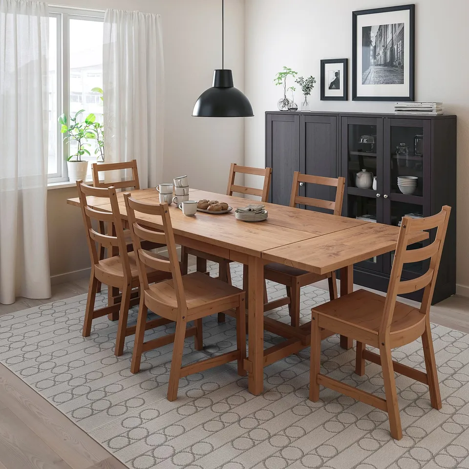 part: NORDVIKEN / NORDVIKEN table and 6 chairs