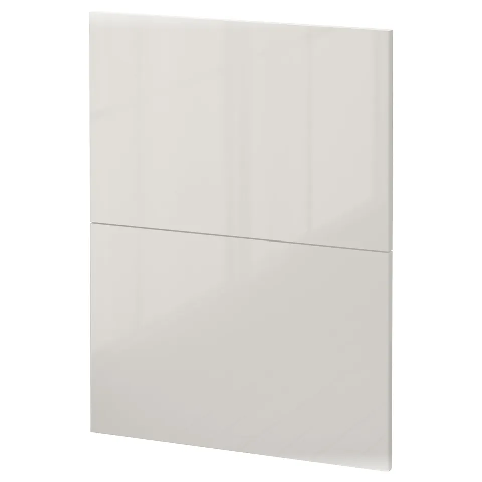 METOD kitchen panel, glossy white, rectangular.