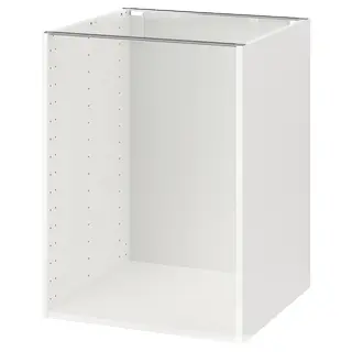 METOD base cabinet, white, 60x60x80 cm
