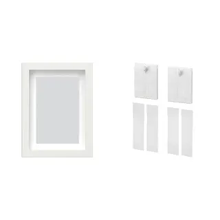 frame + adhesive hook ×2