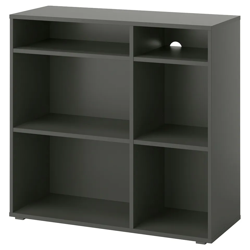 part: VIHALS shelving unit with 4 shelves