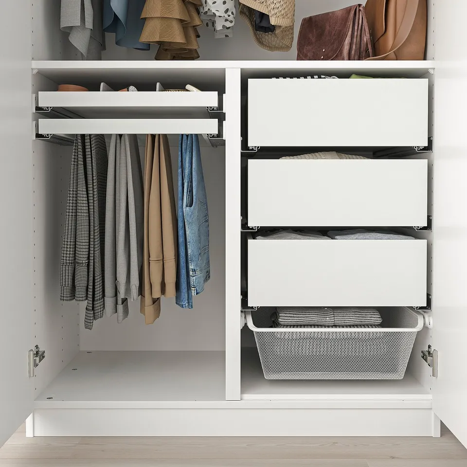 KOMPLEMENT Divider for frames, white, 100x58 cm