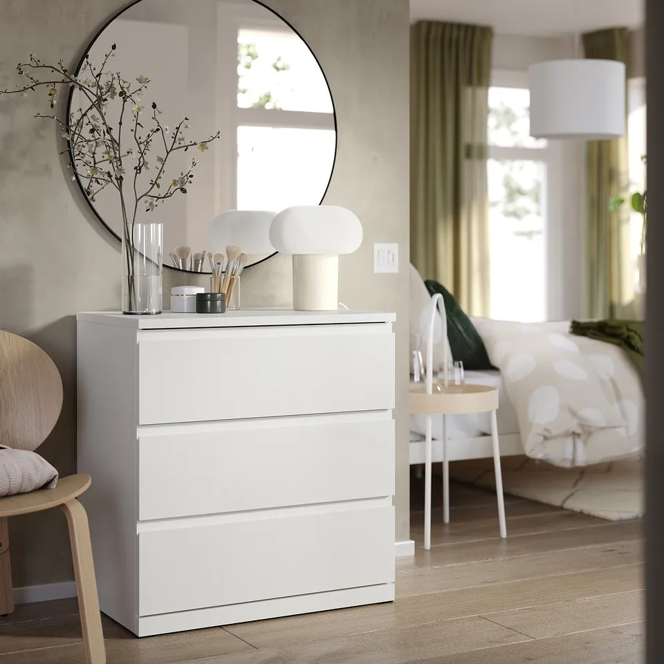 part: STORKLINTA chest of 3 drawers