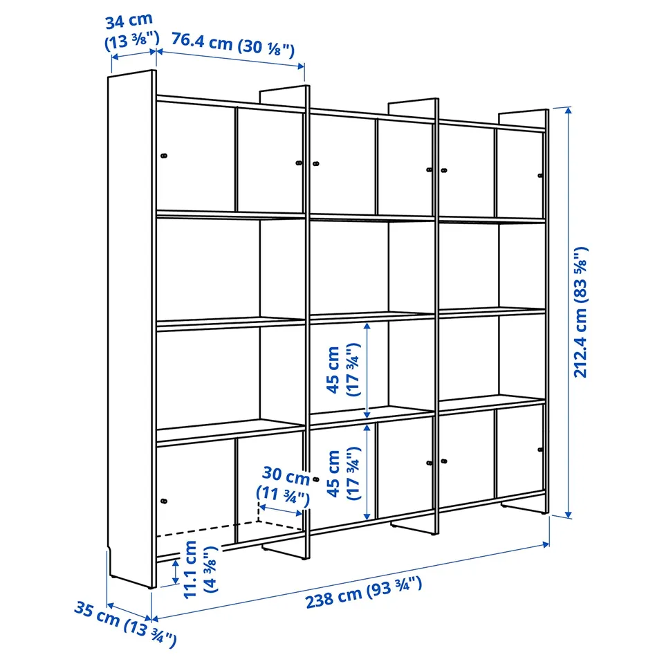 Illustration with measurements for the product: LÅDMAKARE.