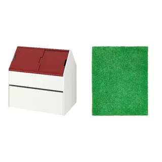 storage unit + rug