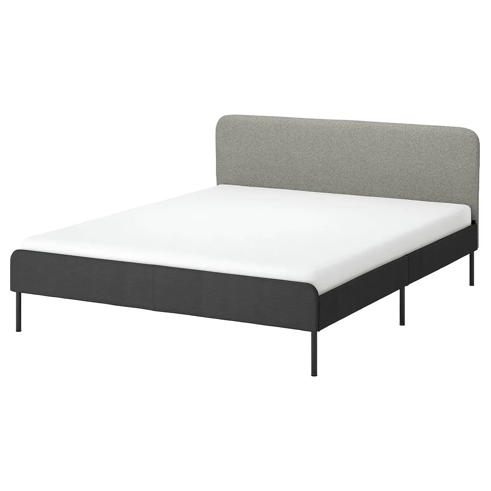 part: SLATTUM upholstered bed frame