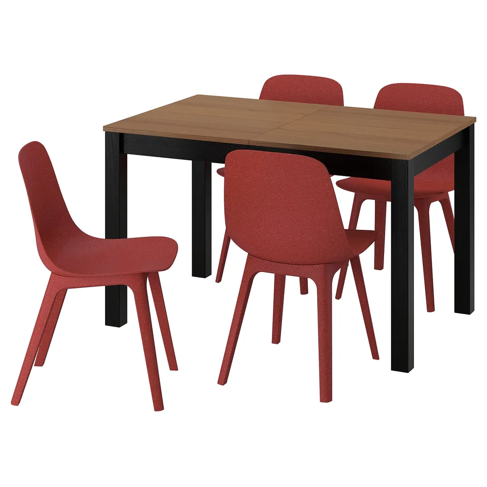part: ÅLHULT / ODGER table and 4 chairs