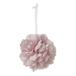 SMYCKA artificial flower, in/outdoor hanging ball/hydrangea pale pink, 15 cm