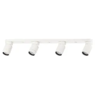 NYMÅNE ceiling spotlight with 4 spots, white, Length 73 x Height 12 x Width 7 cm