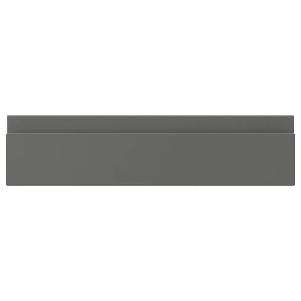 VOXTORP grey drawer front, minimalist.