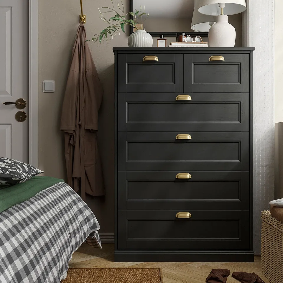 part: FÅGELFJÄLLET chest of 6 drawers