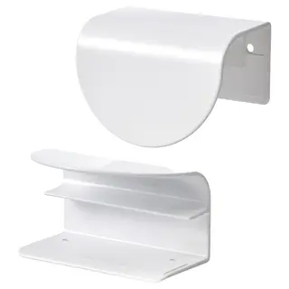 LATMASK clip-on handle, white, 60 mm 2 pack