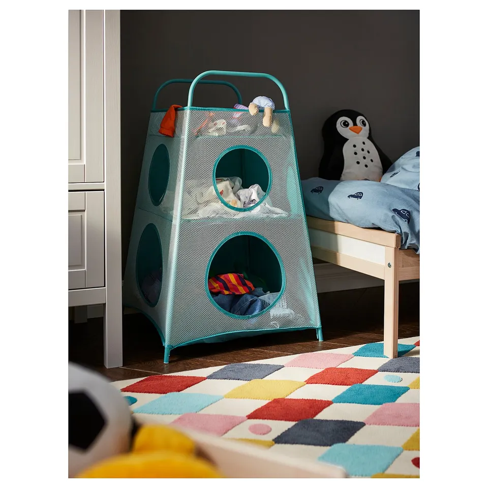 BUSENKEL Rug, harlequin pattern/multicolour, 130x160 cm