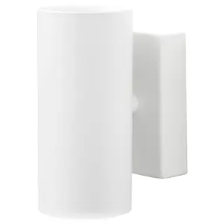 NYMÅNE wall up/downlighter, wired-in, white, Height 15 cm