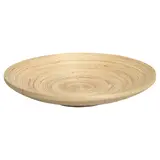 HULTET decoration dish, bamboo, 30 cm