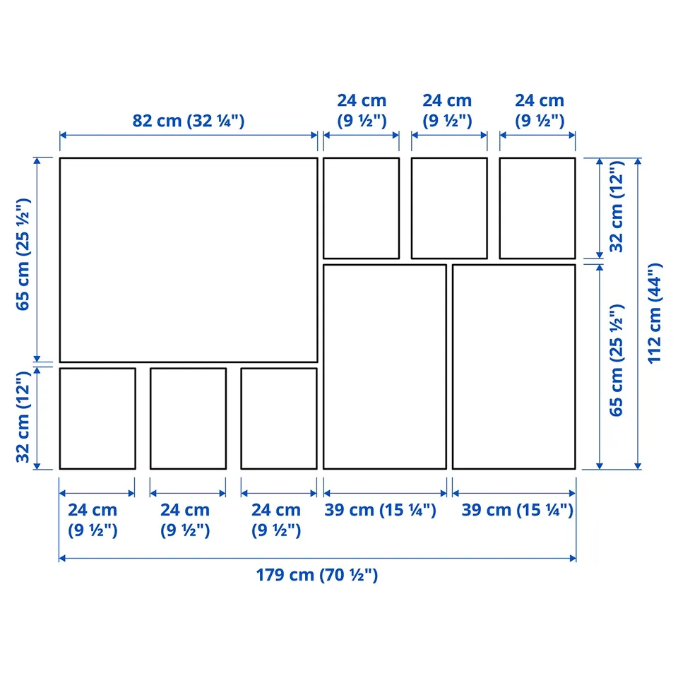 part: PJÄTTERYD picture, set of 9