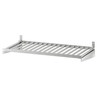 KUNGSFORS shelf, stainless steel, 60 cm