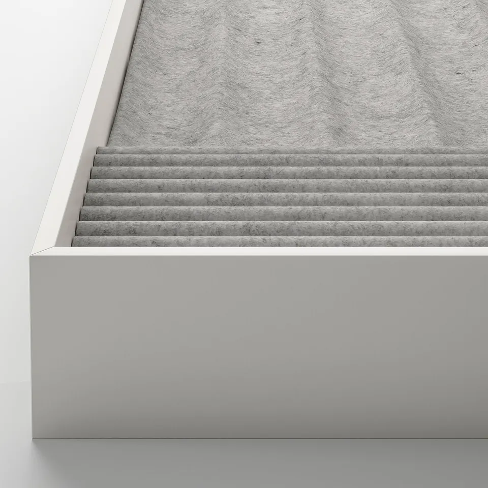 Modern grey steps with smooth, durable surfaces, ideal for organising.