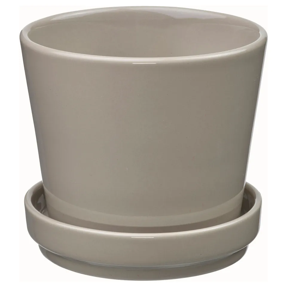 part: KLOTLÖNN plant pot with saucer