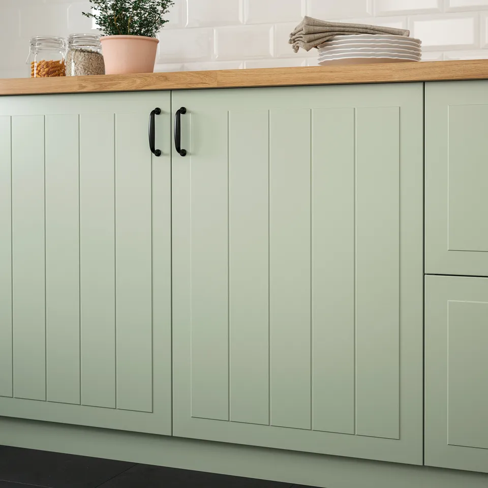part: STENSUND 2-p door f corner base cabinet set