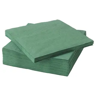 FANTASTISK paper napkin, green, 40x40 cm