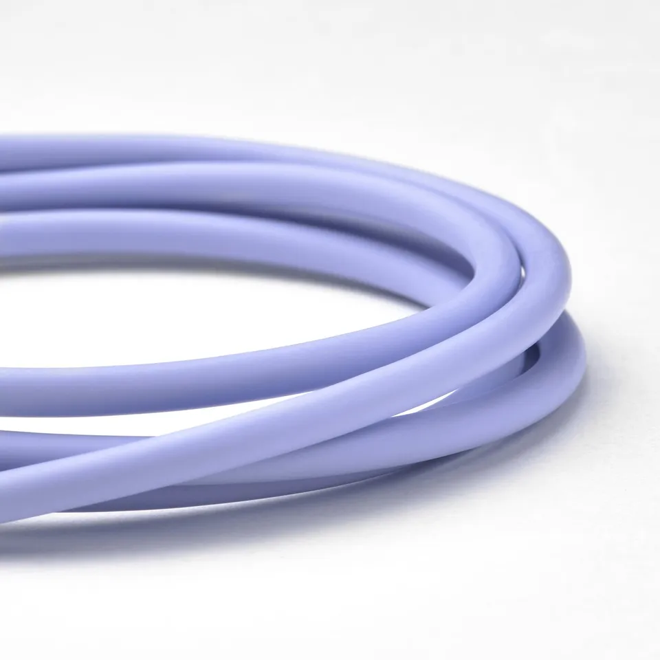 Lavender usb cable, flexible and high quality.