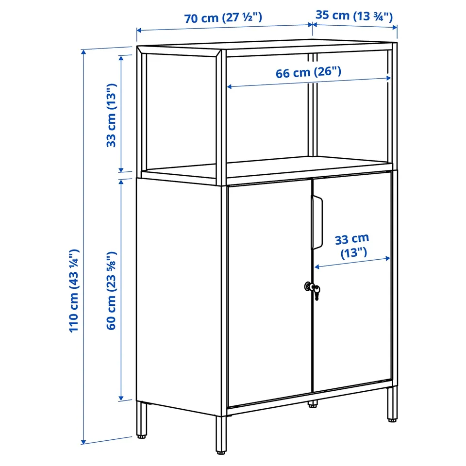 part: TROTTEN cabinet with doors