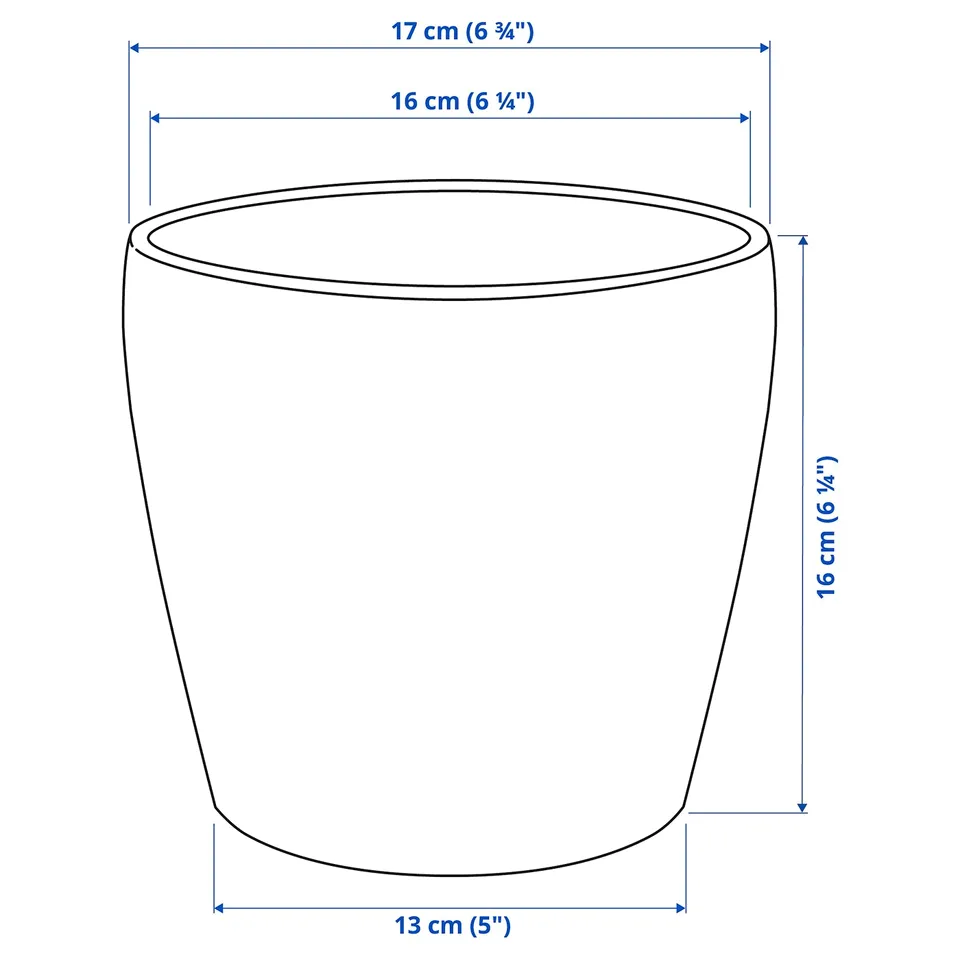 Illustration with measurements for the product: PERSILLADE.