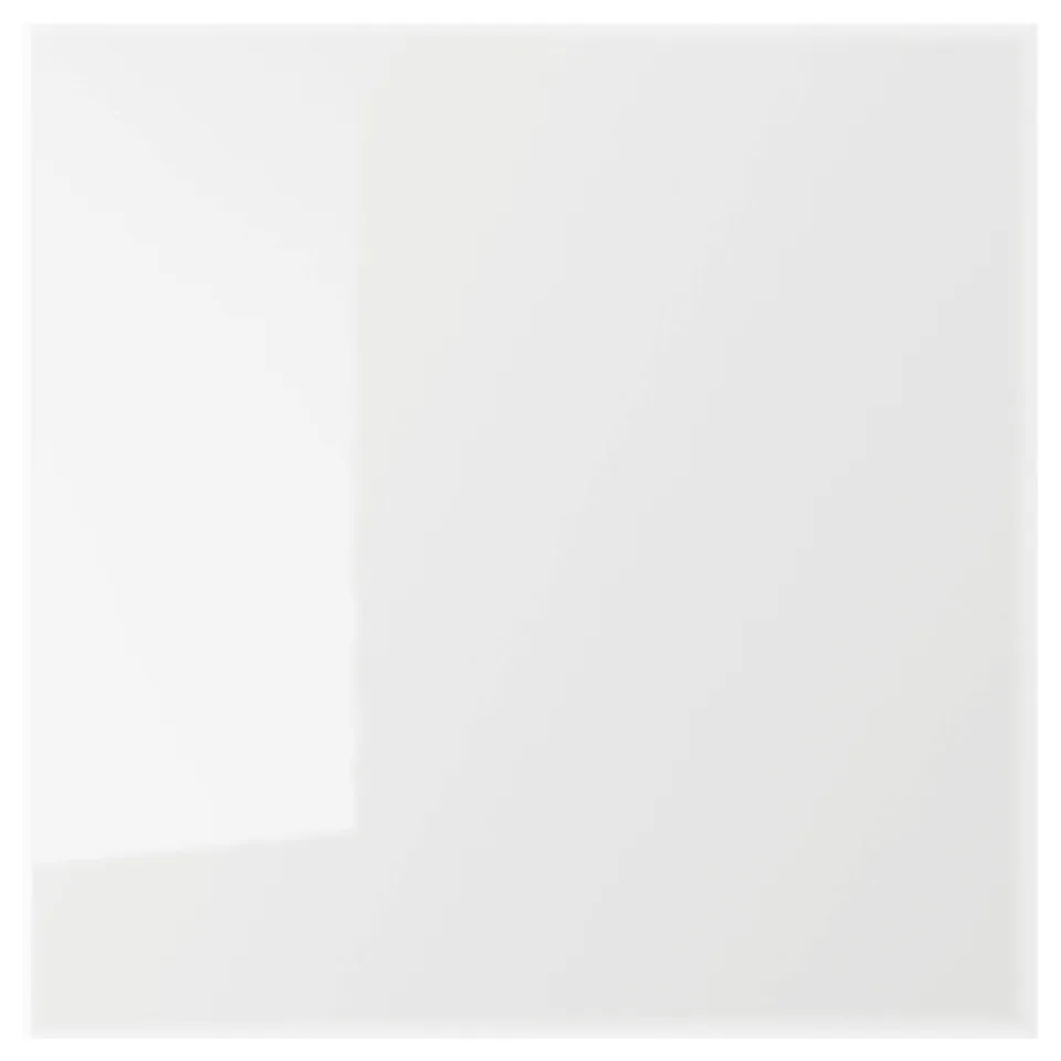 Item: RINGHULT kitchen drawer, grey, glossy, rectangular, modern design.
