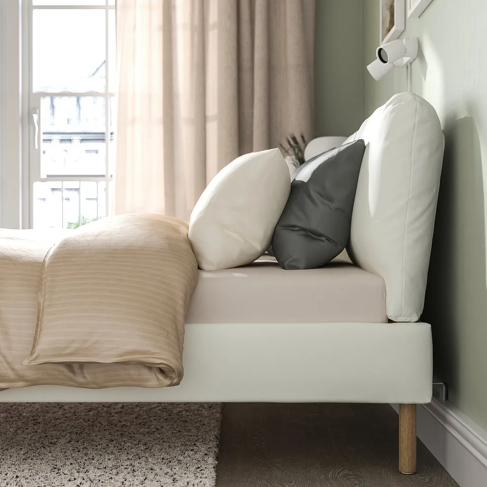 part: SAGESUND upholstered bed frame