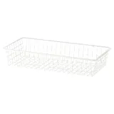 ALTARLIDEN wire basket, white, 80x42 cm