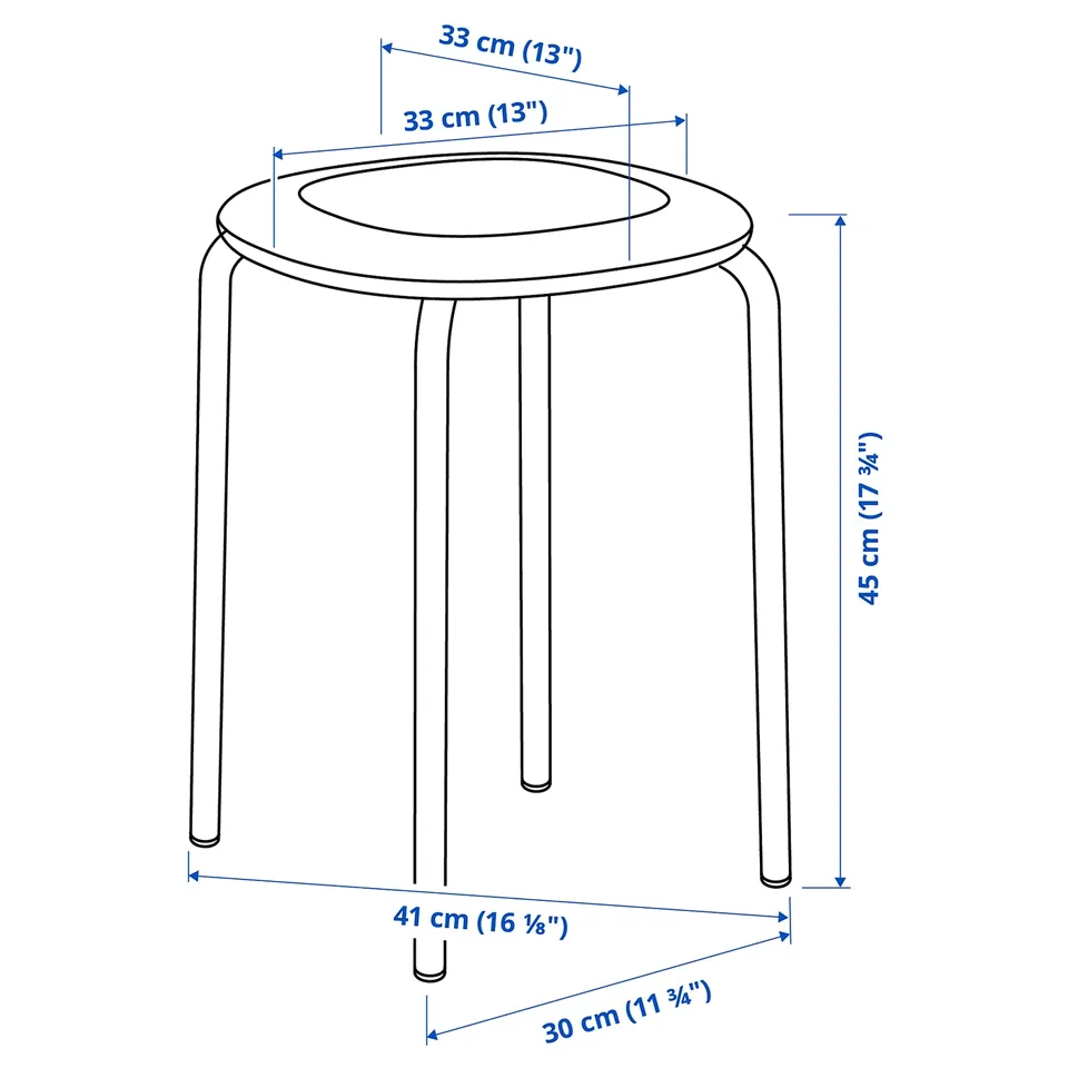 Illustration with measurements for the product: GULTARP.