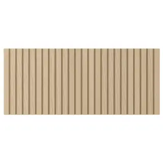BJÖRKÖVIKEN drawer front, ash veneer, Width 59.6 x Height 25.5 cm