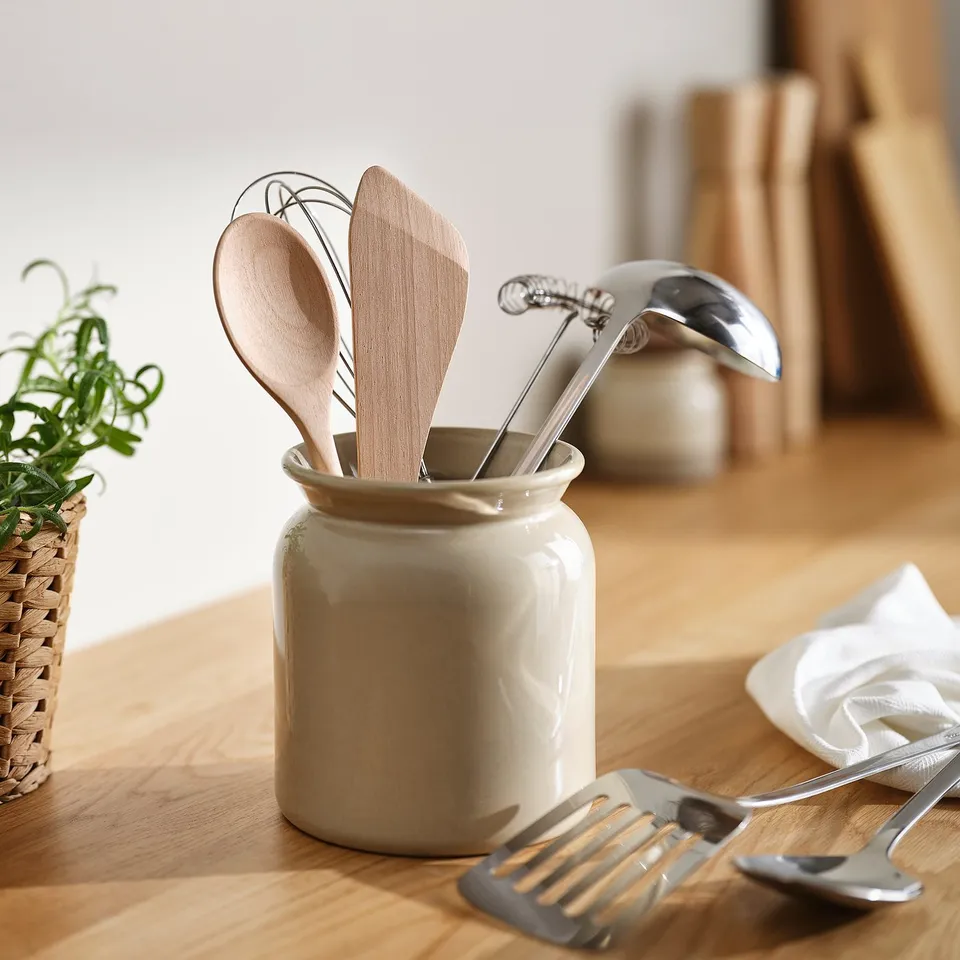 SJÖKEX 2-piece kitchen utensil set, birch